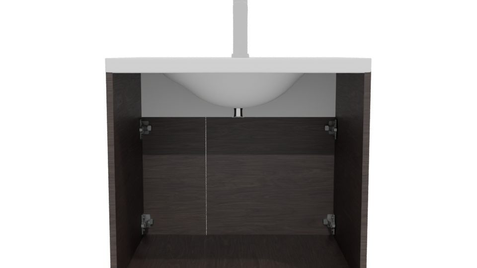 Modern White Bathroom Vanity 3D - Professional 3D Model Render 5