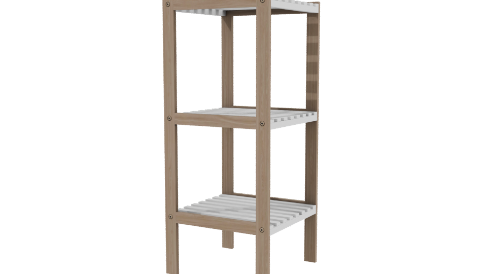 Repisa Mad 2 Band 3D Model - Professional 3D Model Render 3