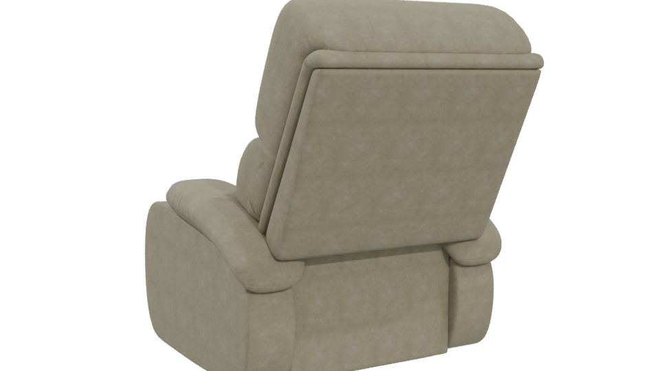 Stylish Reclining Sofa 3D Model - Professional 3D Model Render 4