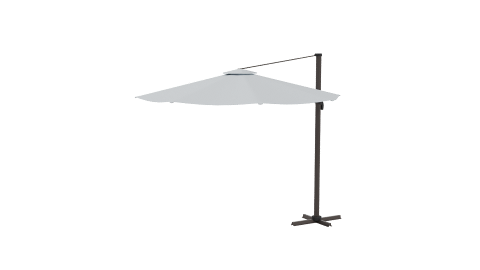 Stylish Outdoor Umbrella Model - Professional 3D Model Render 4