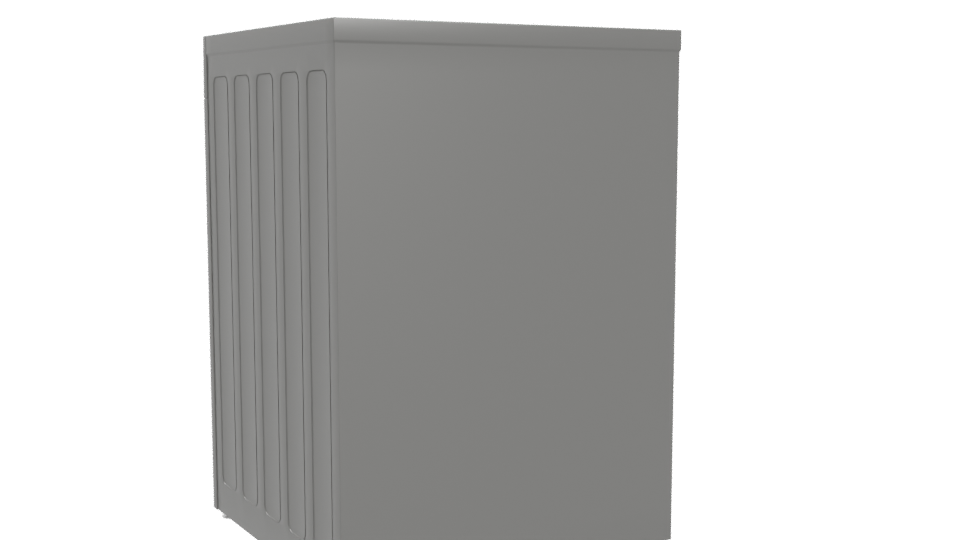 High-Efficiency Washer Model 3D - Professional 3D Model Render 4