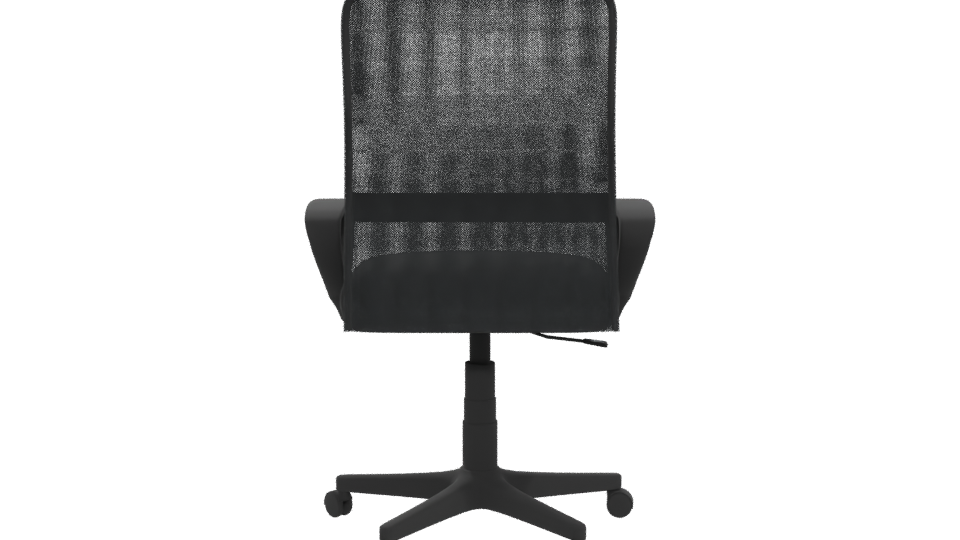 Stylish Modern Office Chair 3D - Professional 3D Model Render 5