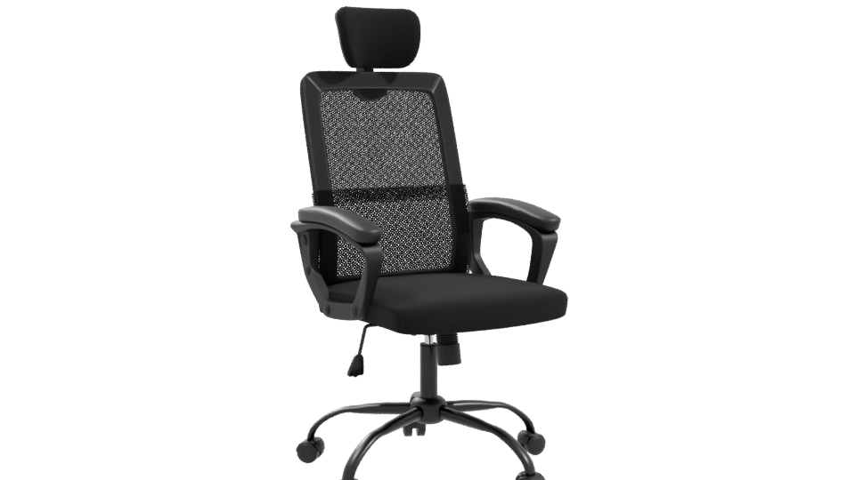 Ergonomic Office Chair Model 3D - Professional 3D Model Render 10