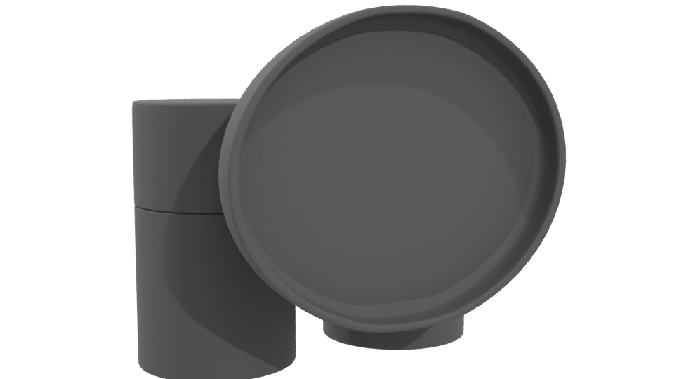 Minimalist Wall-mounted Storage Unit - Professional 3D Model Render 4