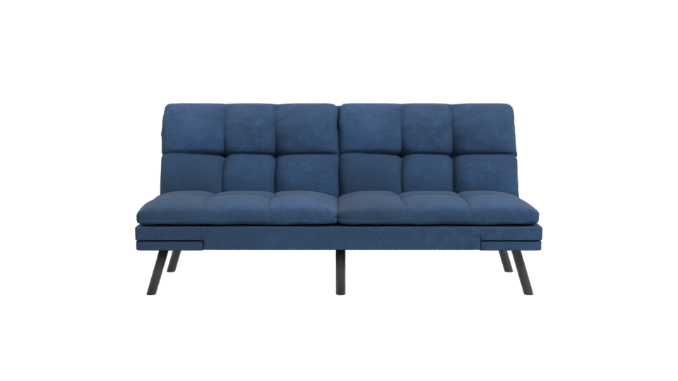 Stylish Blue Sofa 3D Model - Professional 3D Model Render 11