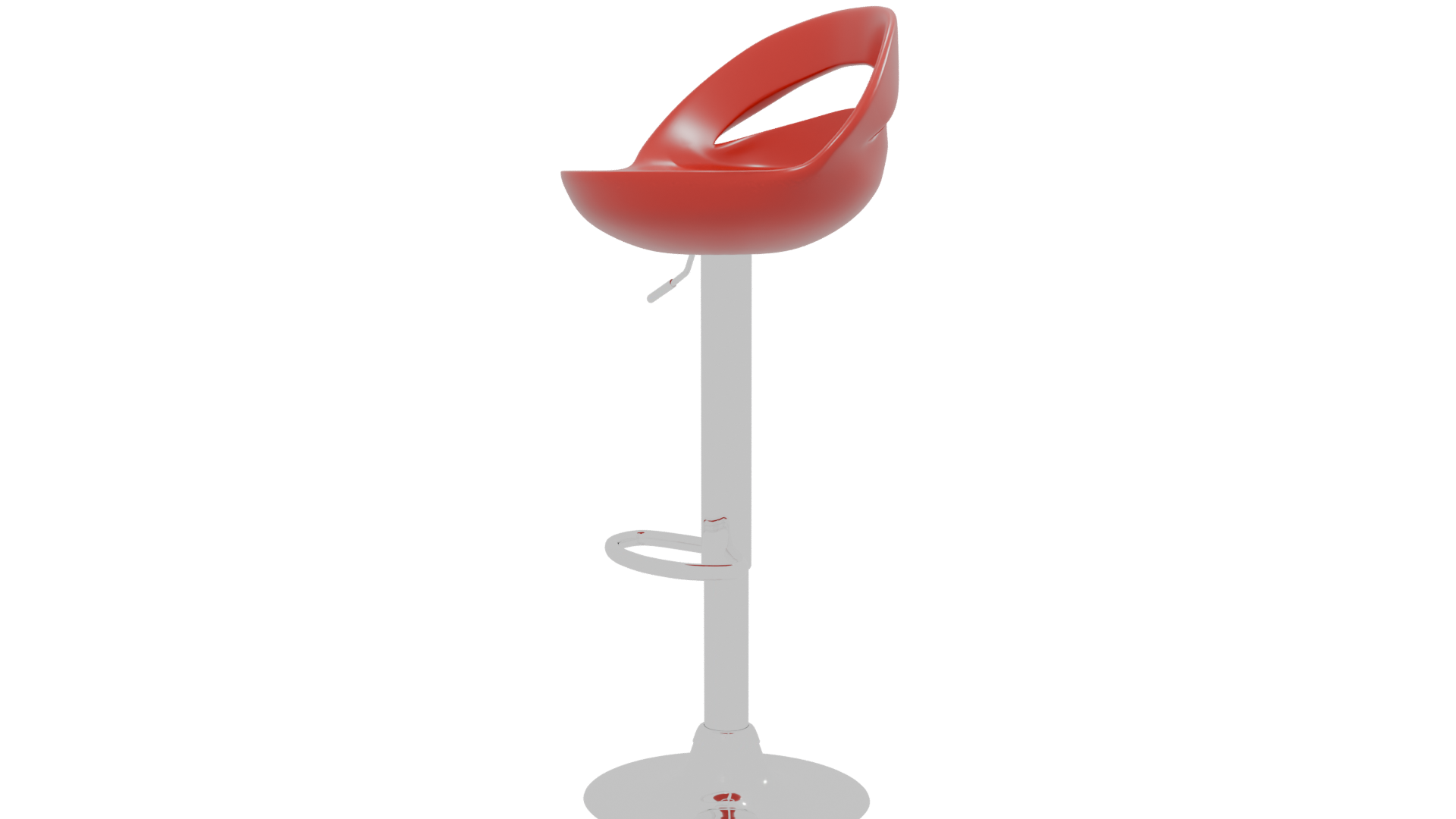 Contemporary Adjustable Bar Stool 3D - Professional 3D Model Render 13