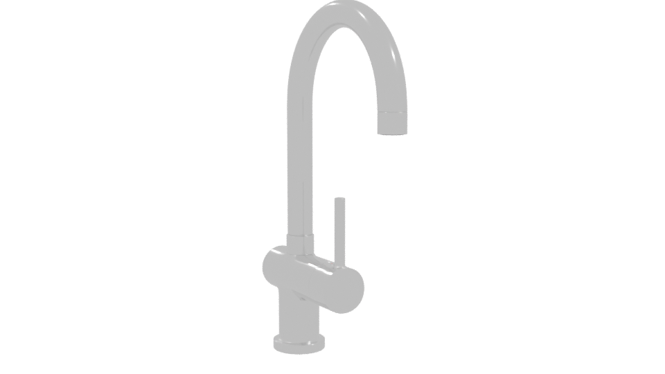 Modern Kitchen Faucet Model - Professional 3D Model Render 10