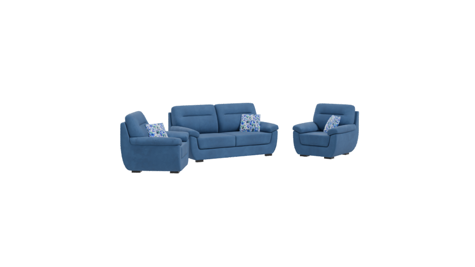 Comfortable Modular Sofa Set 3D - Professional 3D Model Render 10