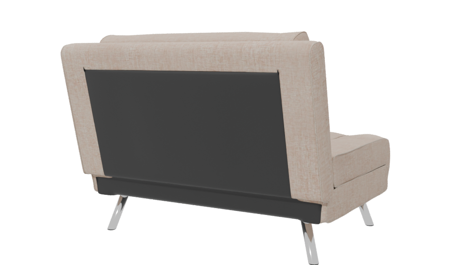 Contemporary Fabric Sofa Bed 3D Model - Professional 3D Model Render 6