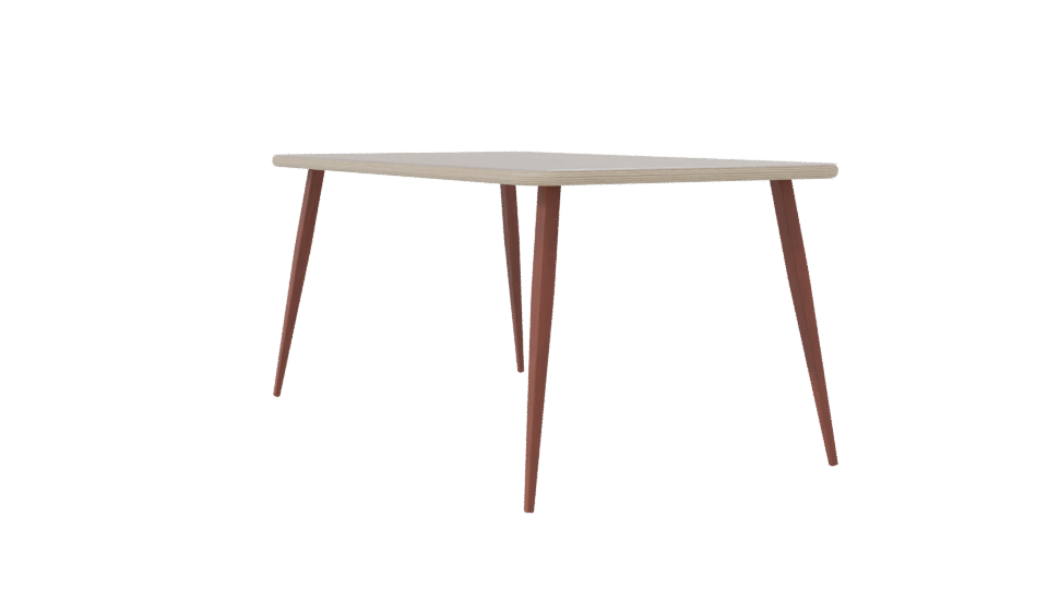 Modern Dining Table 3D Model - Professional 3D Model Render 7