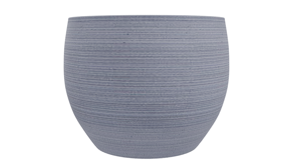 Stri Grey Fiber Pot 3D Model - Professional 3D Model Render 10