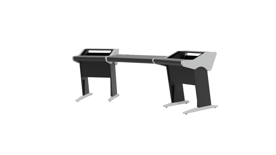 Contemporary Office Desk 3D Model - Professional 3D Model Render 12