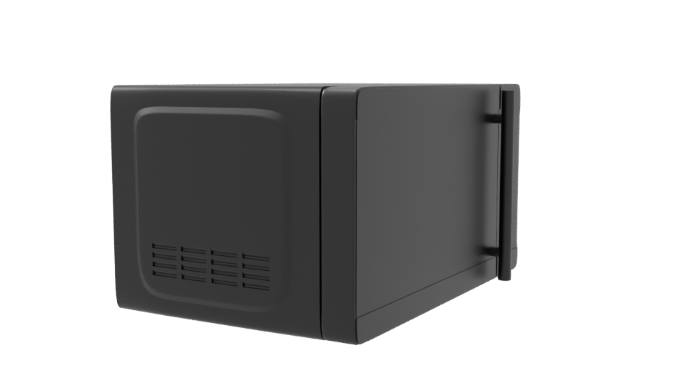 Sleek Kitchen Microwave Model - Professional 3D Model Render 9