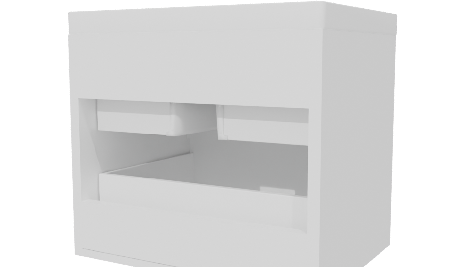 Stylish Storage Bin 3D Model - Professional 3D Model Render 6