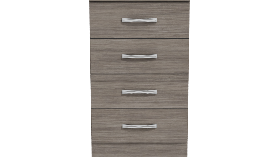 Modern 4 Drawer Chest 3D Model - Professional 3D Model Render 11