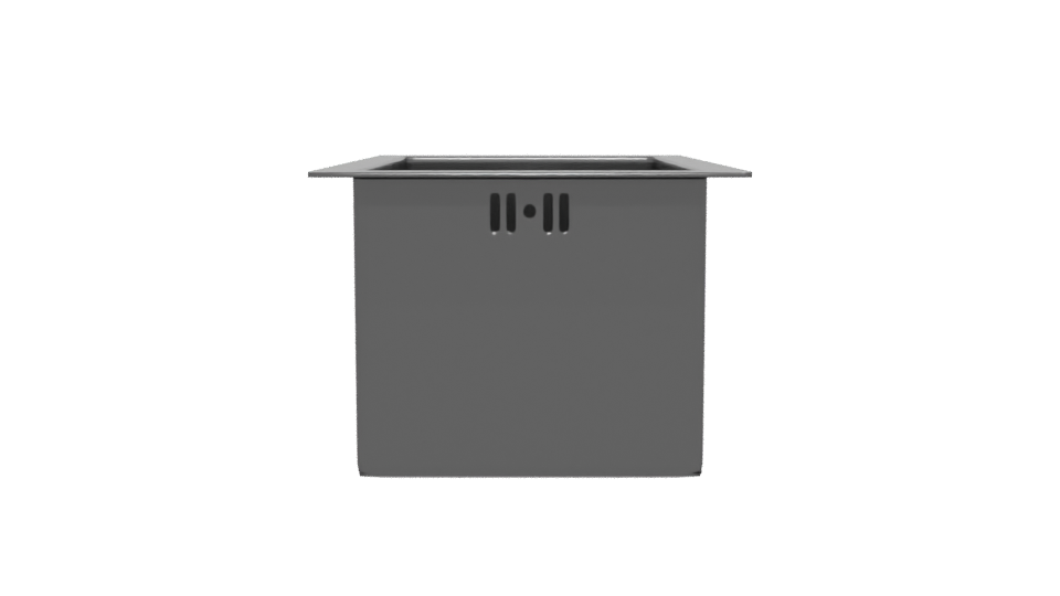 Stylish Modern Square Planter 3D Model - Professional 3D Model Render 5