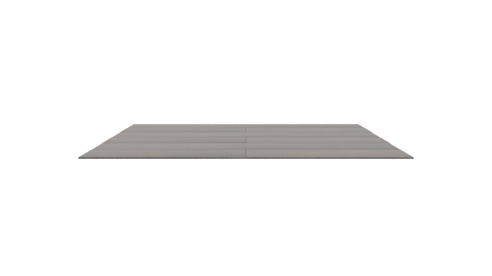 Stylish Metallic Plank 3D Model - Professional 3D Model Render 5