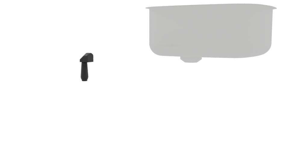 Sleek Stainless Steel Bathtub 3D - Professional 3D Model Render 9