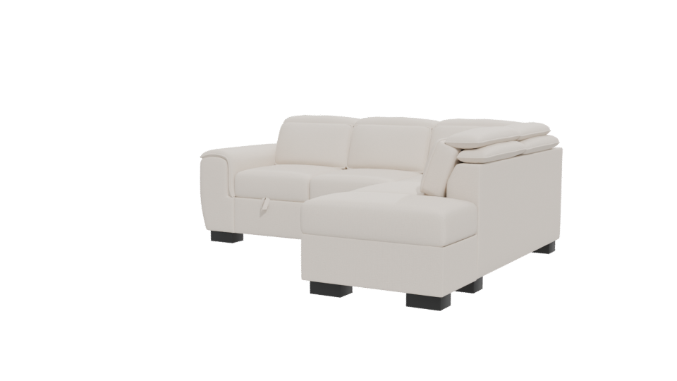 Elegant Modern Sectional Sofa 3D - Professional 3D Model Render 12