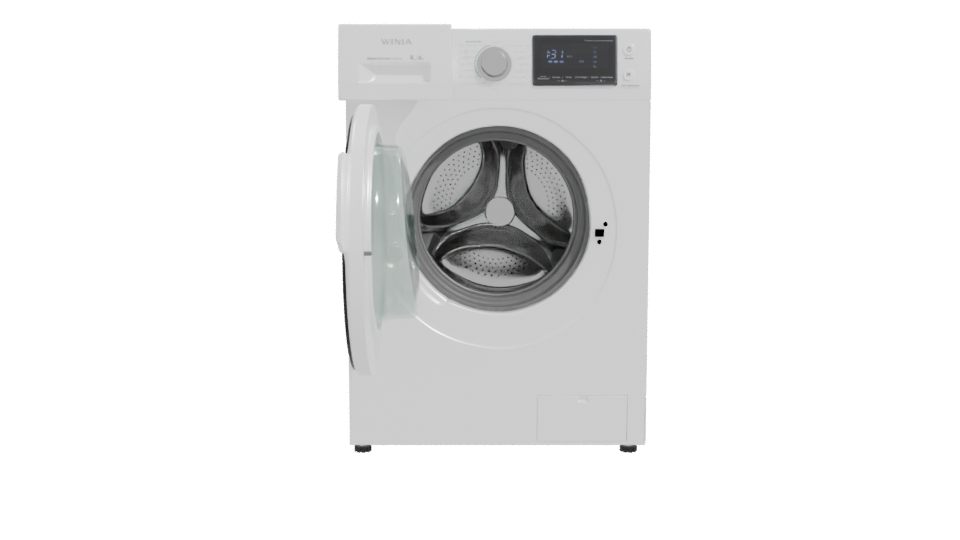 High-Efficiency Washing Machine Model - Professional 3D Model Render 11
