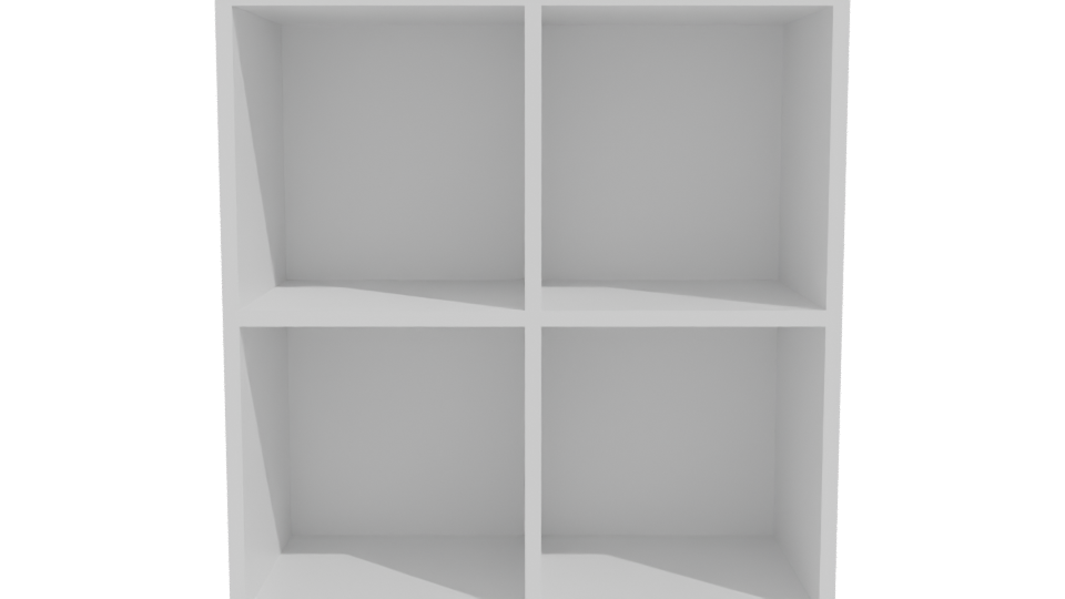 Minimalist Modern Shelf 3D Model - Professional 3D Model Render 11