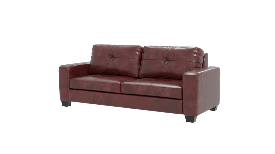Luxury Modern Leather Sofa 3D Model - Professional 3D Model Render 12