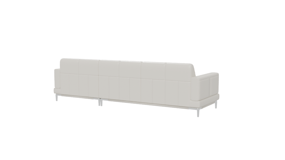 Contemporary Sectional Sofa Model - Professional 3D Model Render 6