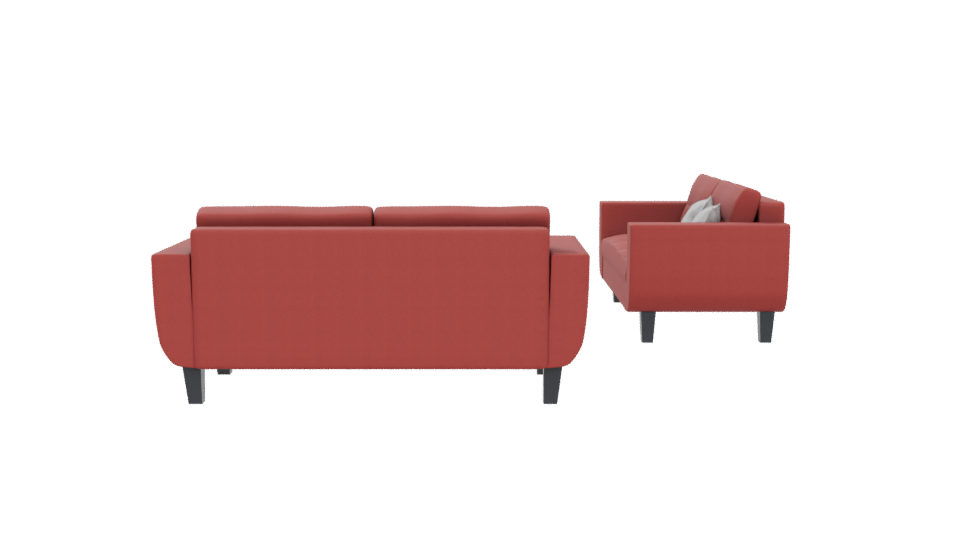 Elegant Modern Sofa Set 3D Model - Professional 3D Model Render 5
