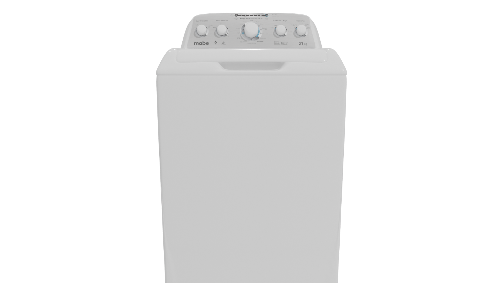 Stylish Top-Load Washing Machine 3D Model - Professional 3D Model Render 23