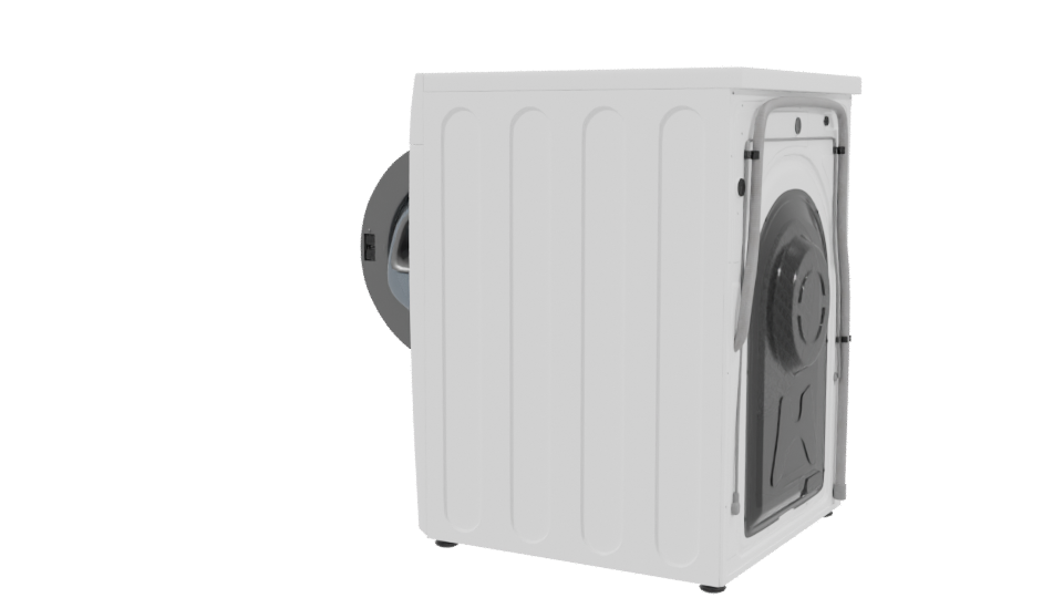 Modern Washing Machine 3D Model - Professional 3D Model Render 3