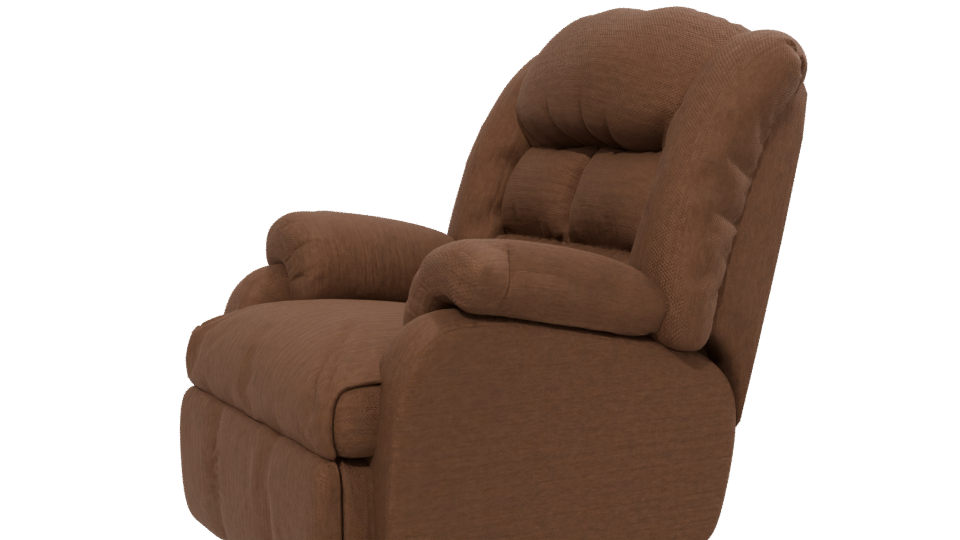 Cozy Recliner Chair Model - Professional 3D Model Render 13