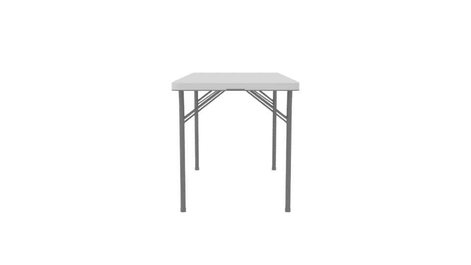 Folding Table 3D Model - Professional 3D Model Render 8