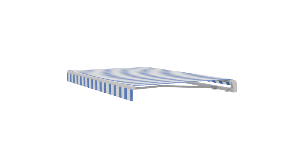 Striped Outdoor Canopy 3D Model - Professional 3D Model Render 4