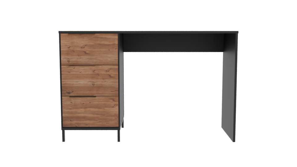 Stylish Modern Desk 3D Model - Professional 3D Model Render 11