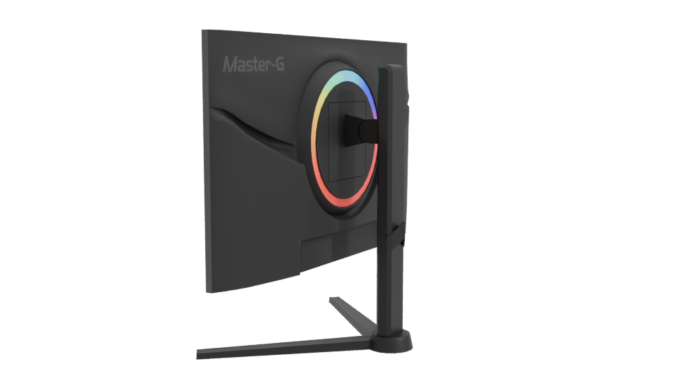 Sleek Modern Monitor 3D Model - Professional 3D Model Render 3