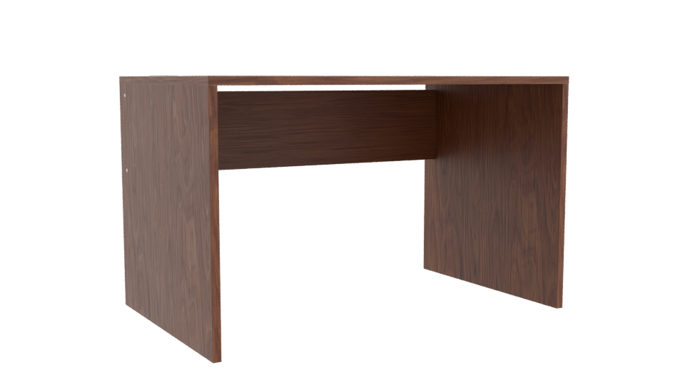 Stylish Wooden Office Table 3D - Professional 3D Model Render 10