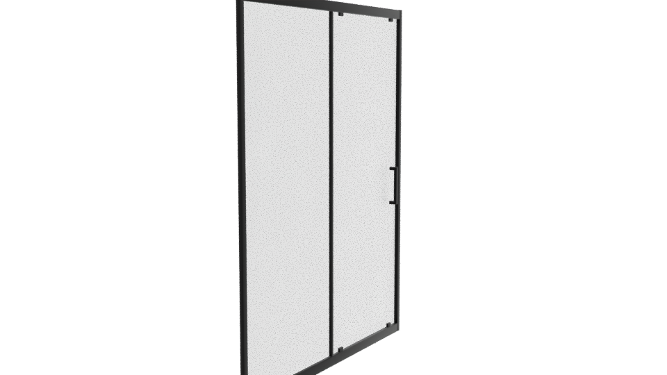 Sleek Double Door Closet Model - Professional 3D Model Render 9