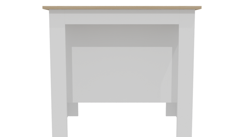 Minimalist Wooden Table Model - Professional 3D Model Render 5