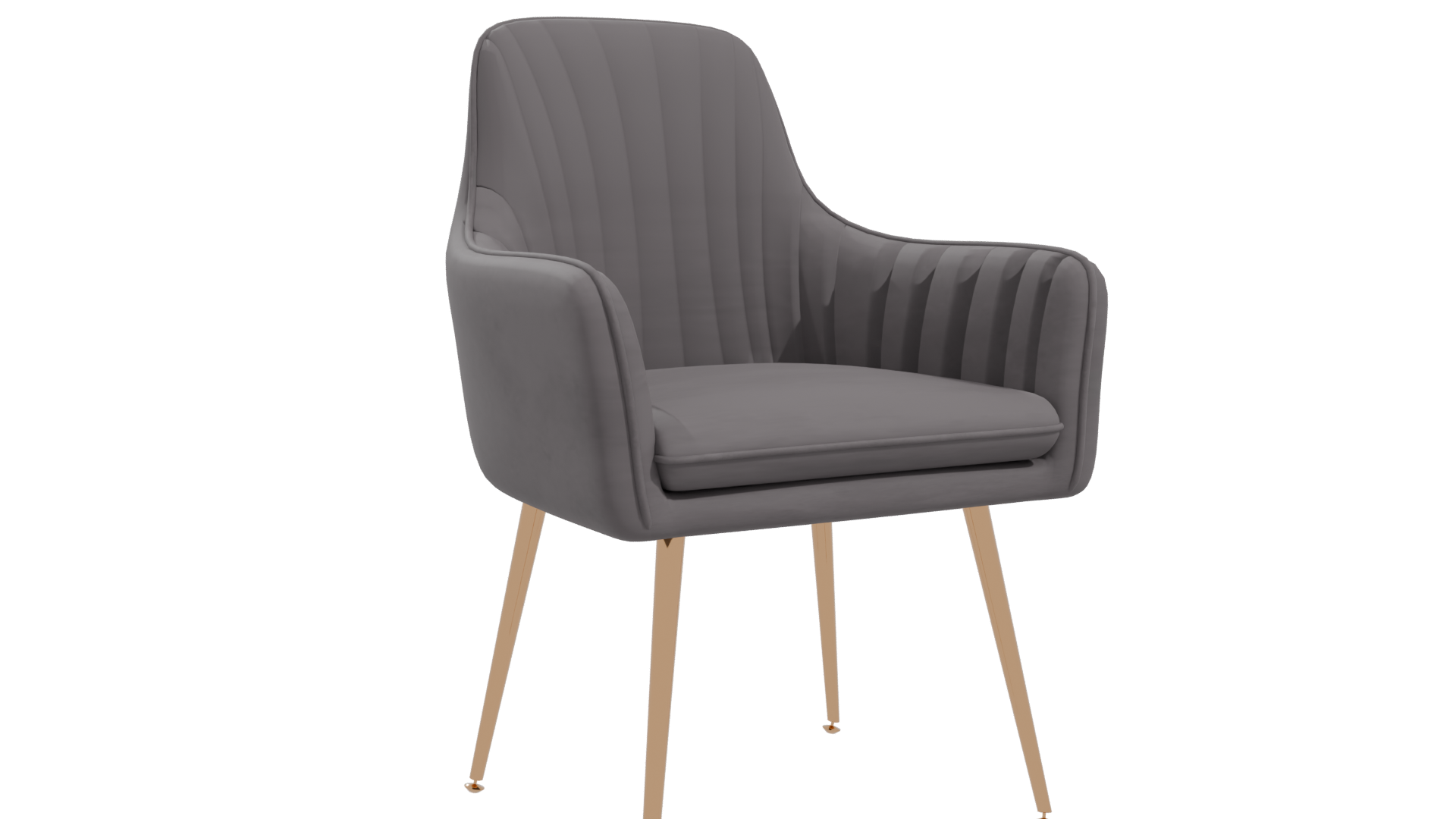 Stylish Modern Accent Chair 3D - Professional 3D Model Render 25