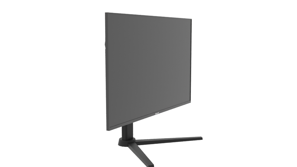 Sleek Modern Monitor 3D Model - Professional 3D Model Render 9