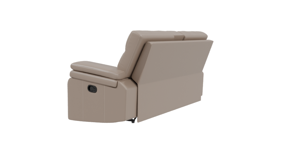 Stylish Reclining Sofa 3D Model - Professional 3D Model Render 3