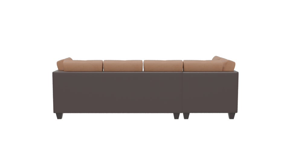 Stylish Sectional Sofa Model - Professional 3D Model Render 5