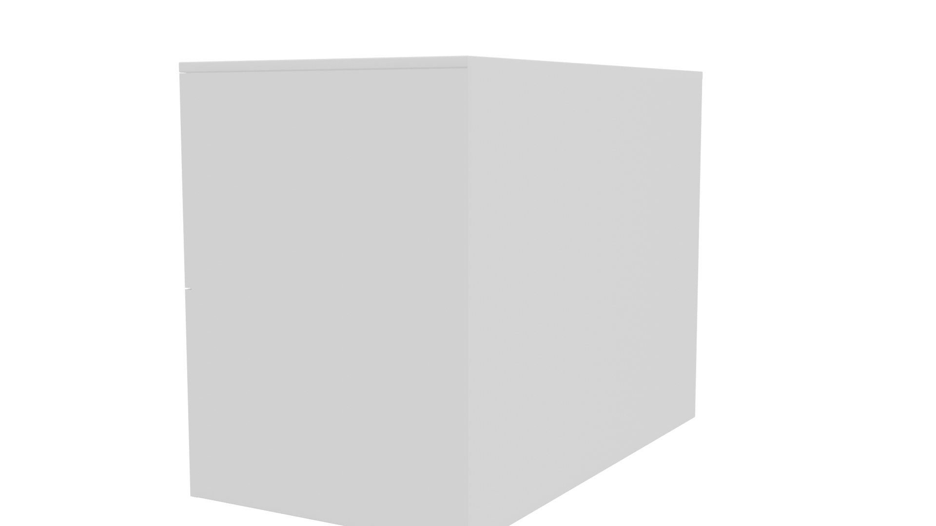 Sleek Modern Bathroom Vanity 3D - Professional 3D Model Render 3