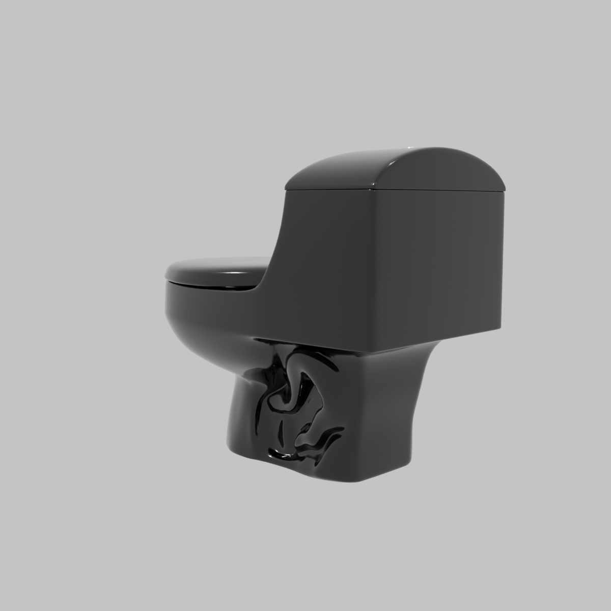 WC One Piece Montecarlo 6 litros negro