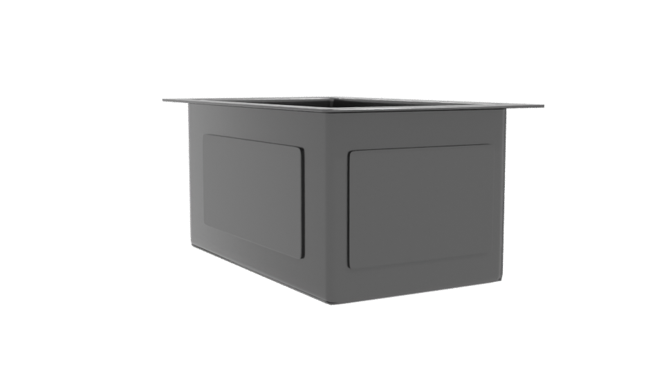 Stylish Modern Square Planter 3D Model - Professional 3D Model Render 10