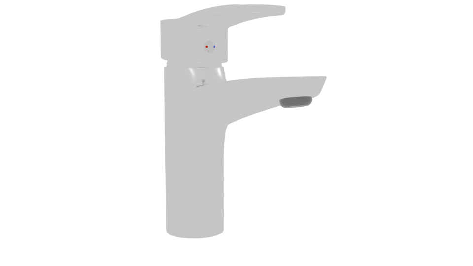 Sleek Modern Kitchen Faucet 3D - Professional 3D Model Render 13