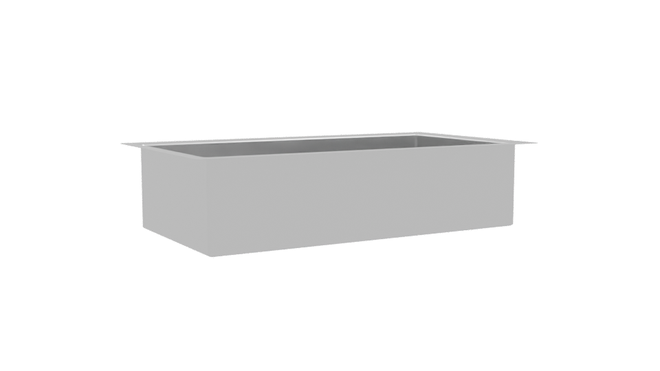 Sleek Modern Bathtub 3D Model - Professional 3D Model Render 10