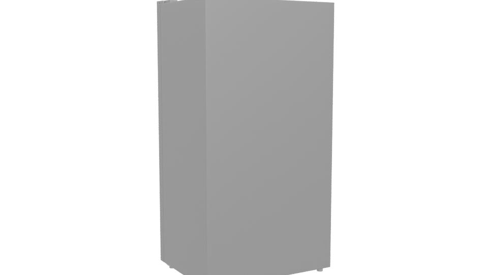 Stainless Steel Side By Side Refrigerator 3D - Professional 3D Model Render 4