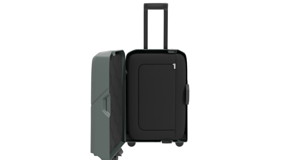 Magnum Eco Spinner Luggage Model - Professional 3D Model Render 11