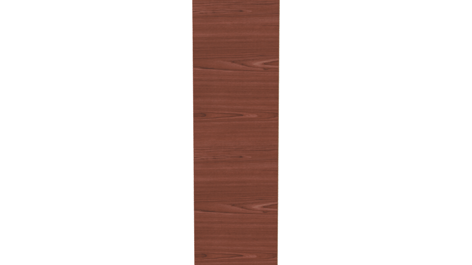 Stylish Wooden Sliding Door Model - Professional 3D Model Render 2